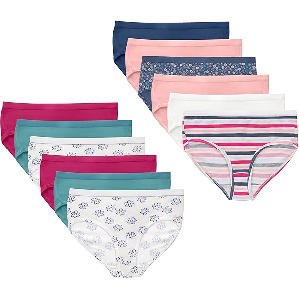 Amazon.com: Hanes Girls 13-Pack Tagless Assorted Prints