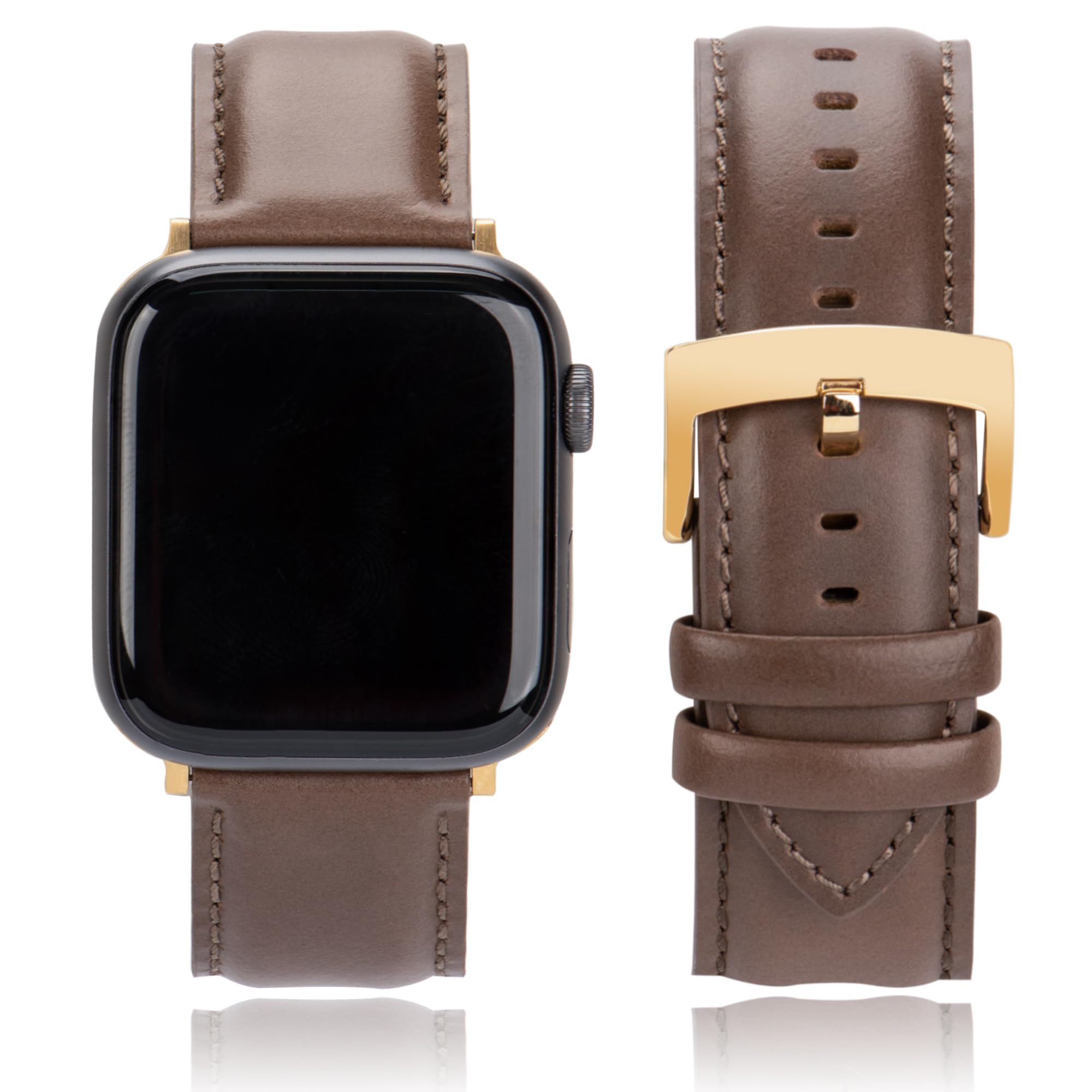 CORROPELLE Leather Watch Straps Compatible with Apple Watch 49mm 46mm 45mm 44mm 42mm, Elegant Top Grain Leather Watch Bands Replacement for iWatch Series 11 10 9 8 7 6 5 4 3 2 1 Ultra3 2 1 SE3 2 1