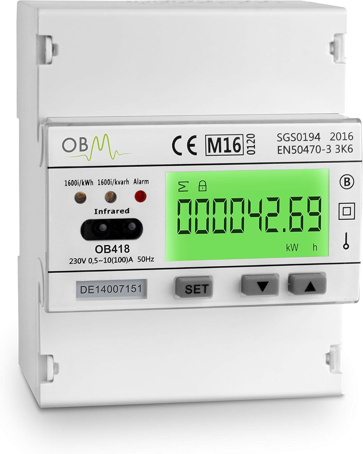 Owen Brothers Metering OB418 100AMP MID Multi-Function RS485 Modbus Electric Meter in Enclosure - Image 3