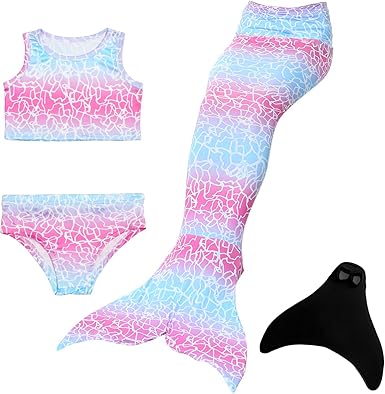 colas de sirena para niñas amazon