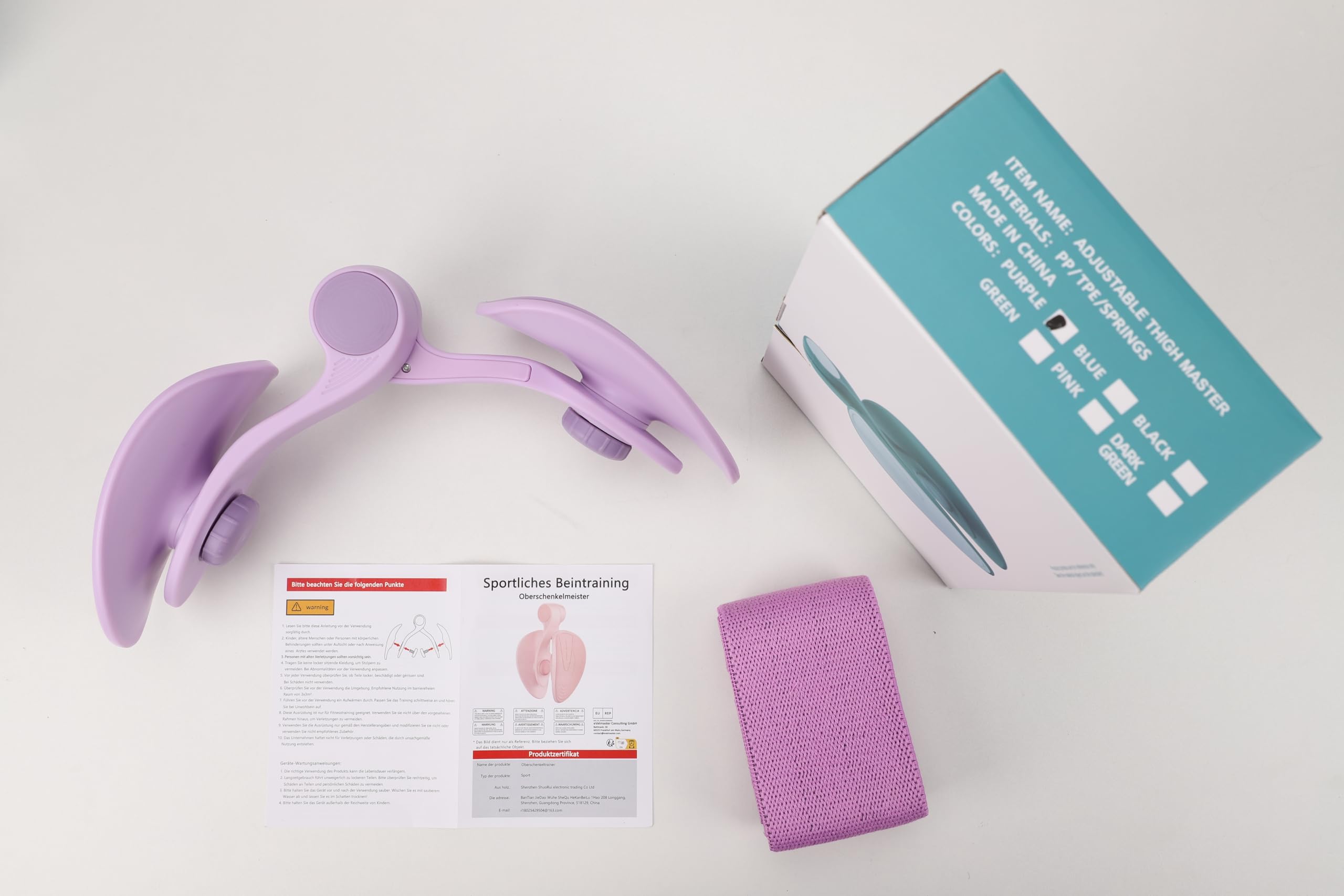 Thigh Trainer Kegel Exerciser, Pelvic Floor Trainer, Kegel Trainer for Postpartum Rehabilitation, Trimmer Inner Thigh, Thigh Toner Workout