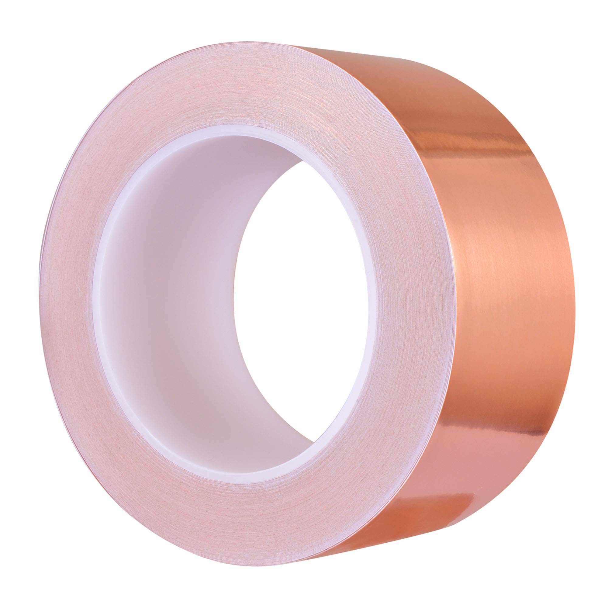Zalava Copper Foil Tape - 50mm × 30M Slug Tape, Strong Adhesive, for Slug Repellent Crafts, Decorations, Electrical Repairs