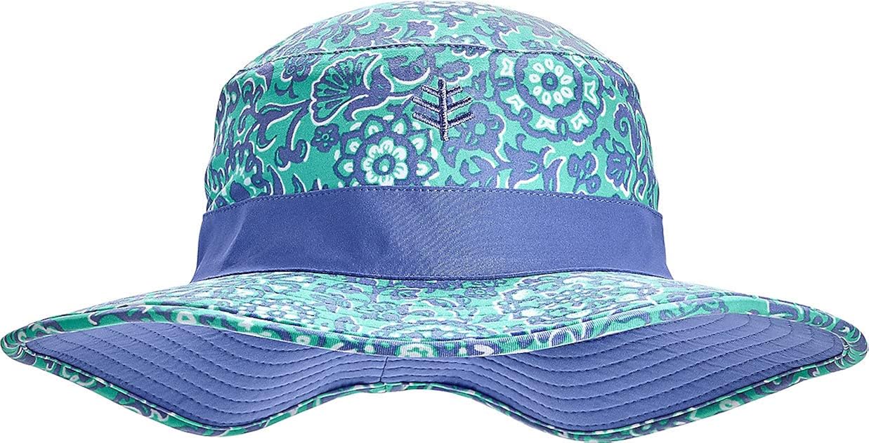 Coolibar UPF 50+ Kid's Reversible Surf Bucket Hat Sun