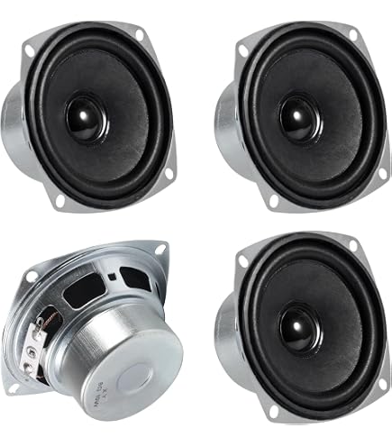 Amazon.com: uxcell 10W 4 Ohm 3 Inch 78x78x39mm Anti-Magnetic