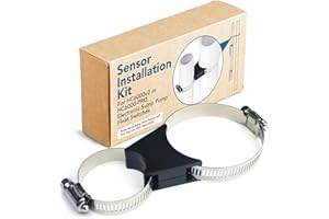 HydroCheck Sensor Installation Kit for HC6000V2 & HC6000 For Float Switches - Eliminates Stray Paths, Prevents False Triggers from High Iron & Mineral Content Water - 3/4 PVC Pipe Not Included