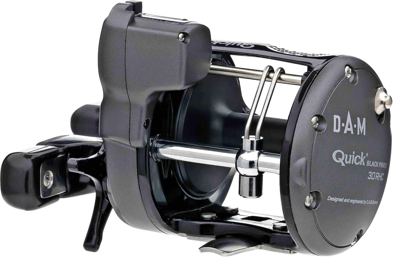 Dam Quick Pirate 30 RHC Multiplier sea Fishing Reel with linecounter in