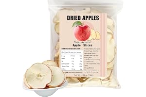 Apple Slices, Apple Chips, Dried Apples-Fuji Apples, Natural Sweetness, Nutrient-Dense, On-the-Go Snacks, Chewy Resilience & Concentrated Aroma, Dehydrated Fruit for Simmer Pot Mix