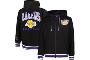Ultra Game Men's NBA Official Super Soft MVP Full Zip Hoodie Jacket
