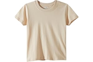 Family Feeling Boys Short Sleeve Summer Crewneck Kids T-Shirts One Piece Girls Tee