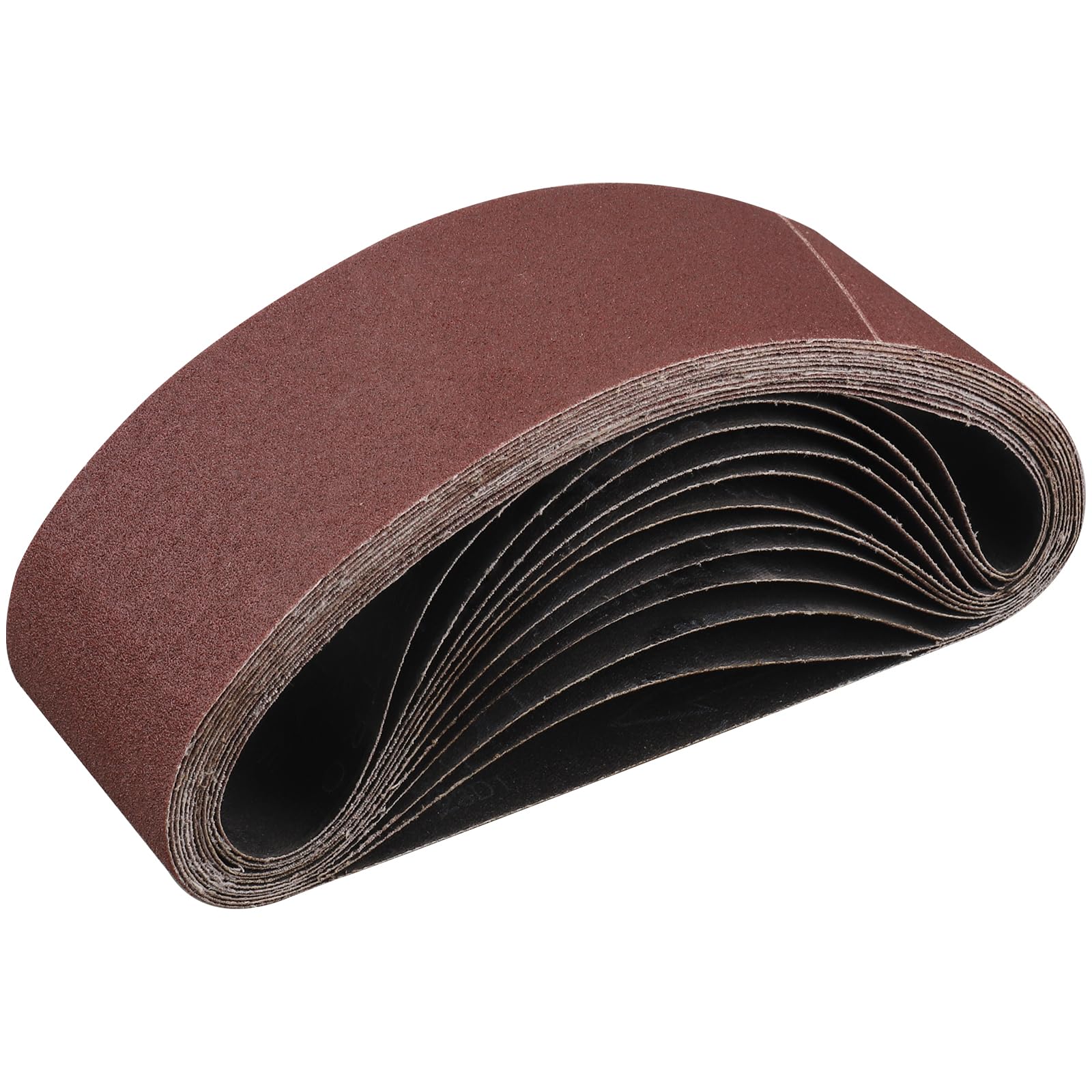 STEBRUAM Sanding Belt 75 x 533 mm,12PCS 120 Grit
