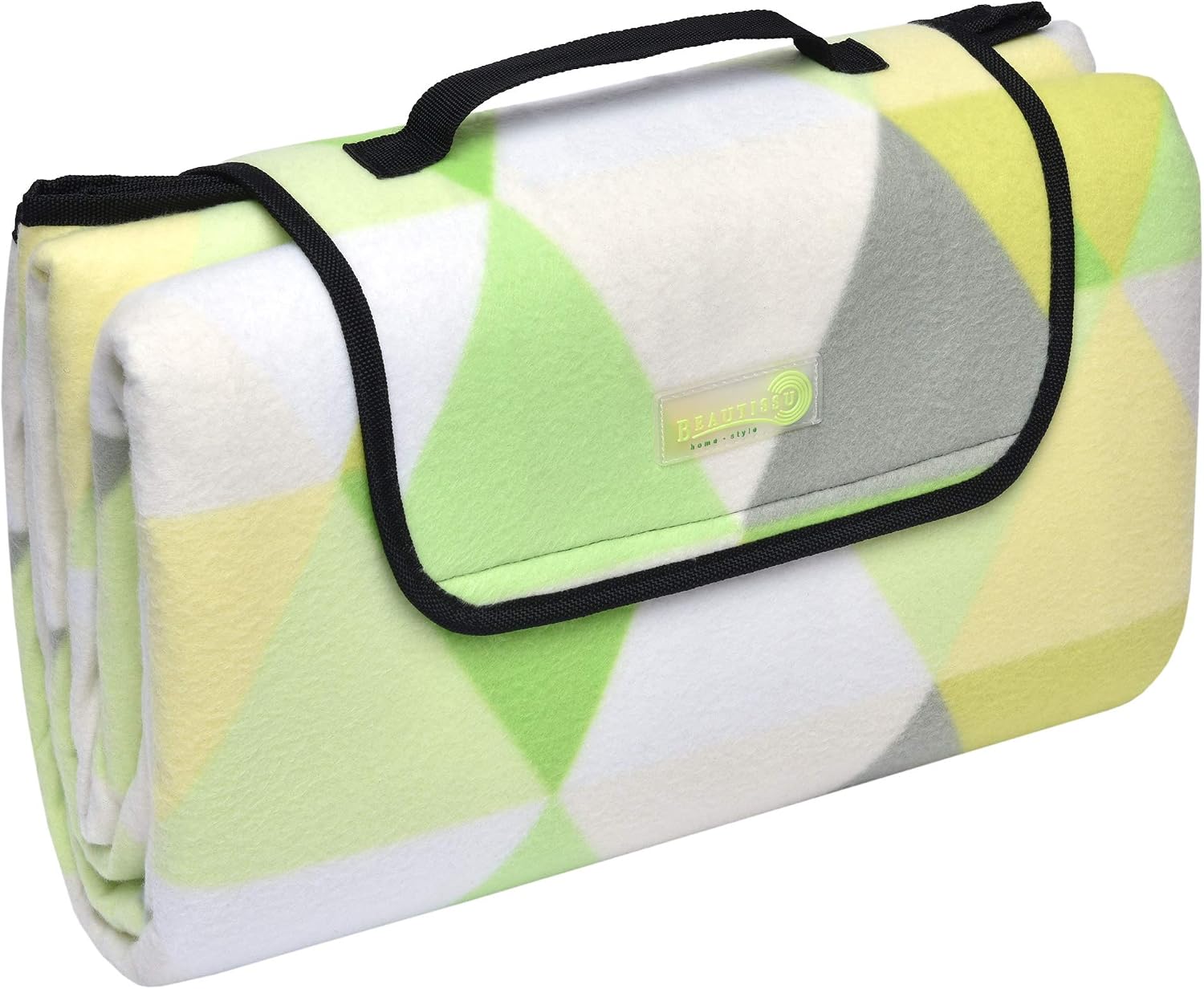 Beautissu Large Picnic Blanket Waterproof 200x200 cm Bella