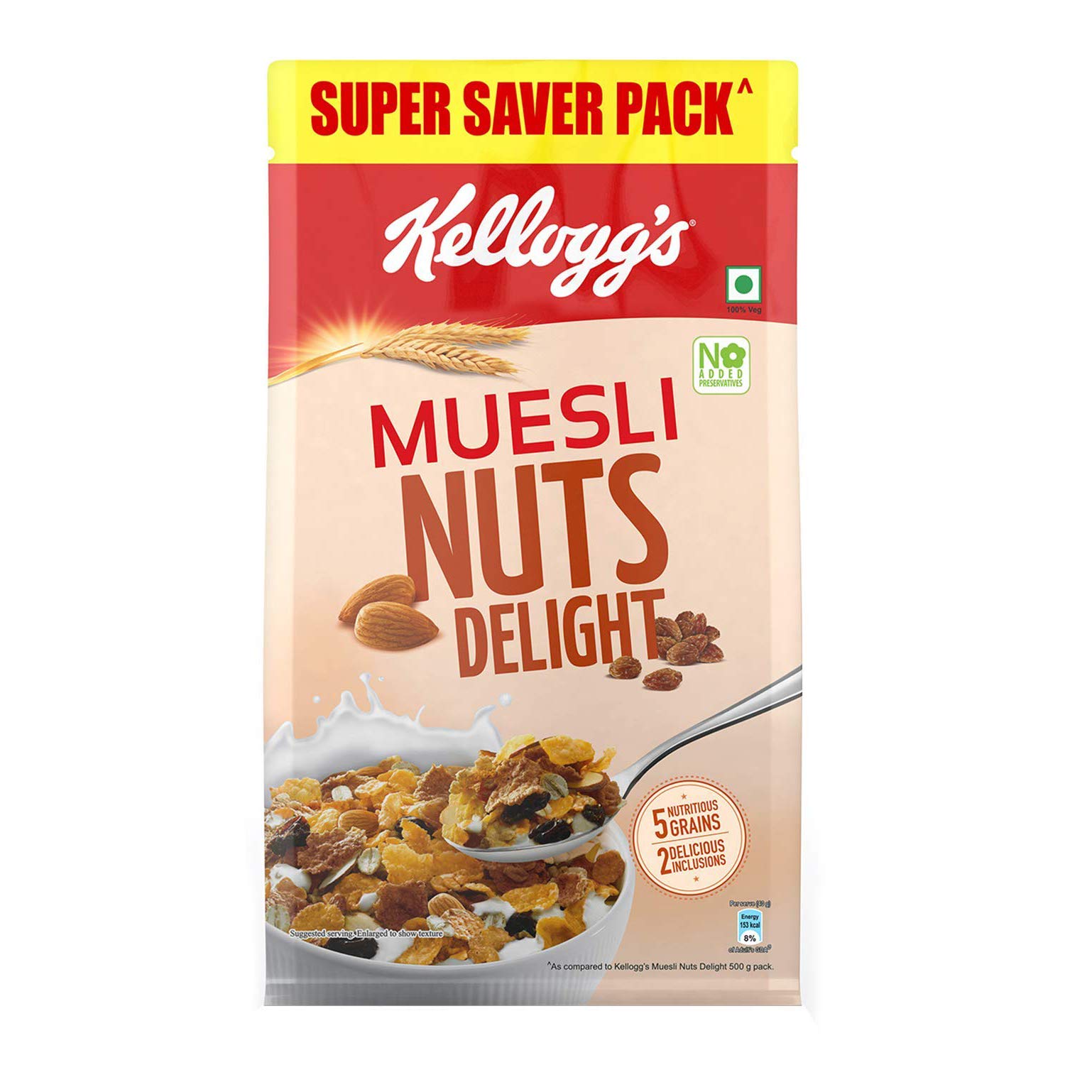 Kellogg's Nuts Delight Muesli, 750g Amazon.in Amazon Pantry