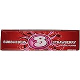 Bubblicious Strawberry 40 g (Pack of 8)