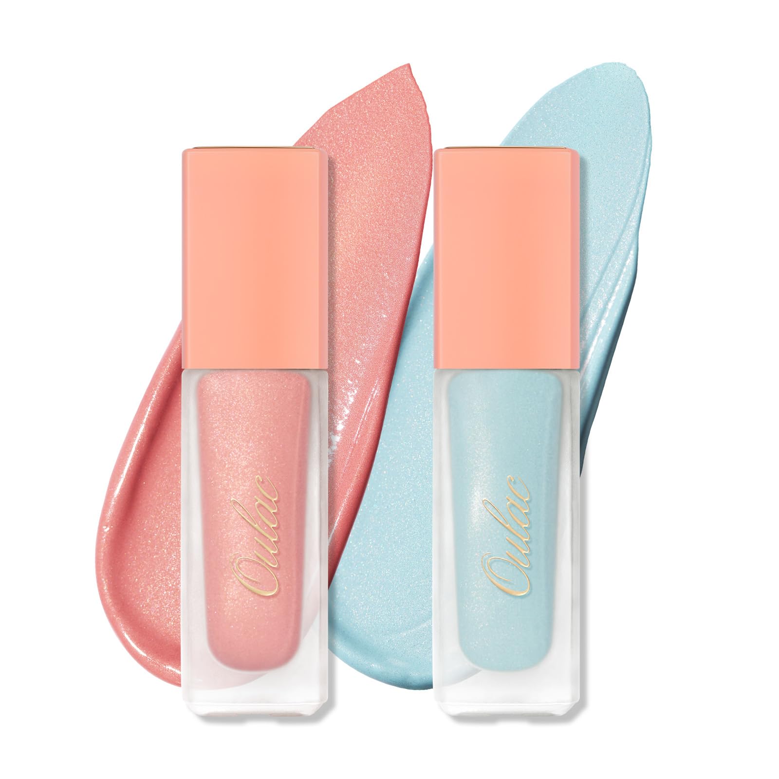 Oulac Liquid Eyeshadow Satin Finish - Multi-Use Eyeshadow Eye Primer Liquid Blush | Blendable Smooth Eye Make-up, Crease-Resistant, Non-Greasy, Vegan (SA04/SA05)