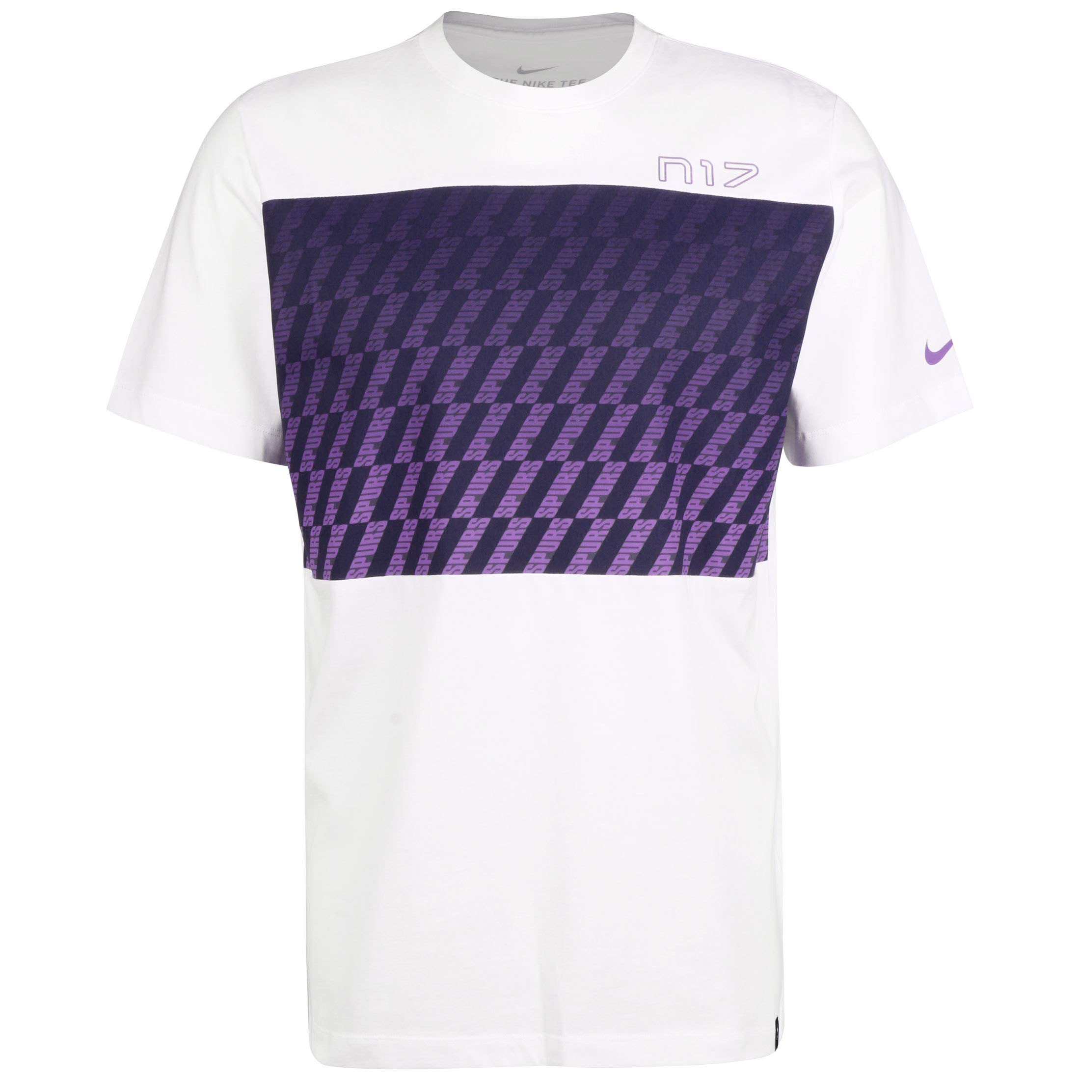 Nike Thfc M Nk Tee Trv Crest T-Shirt, Unisex Children, unisex-child, T-Shirt, AQ7471, White, M