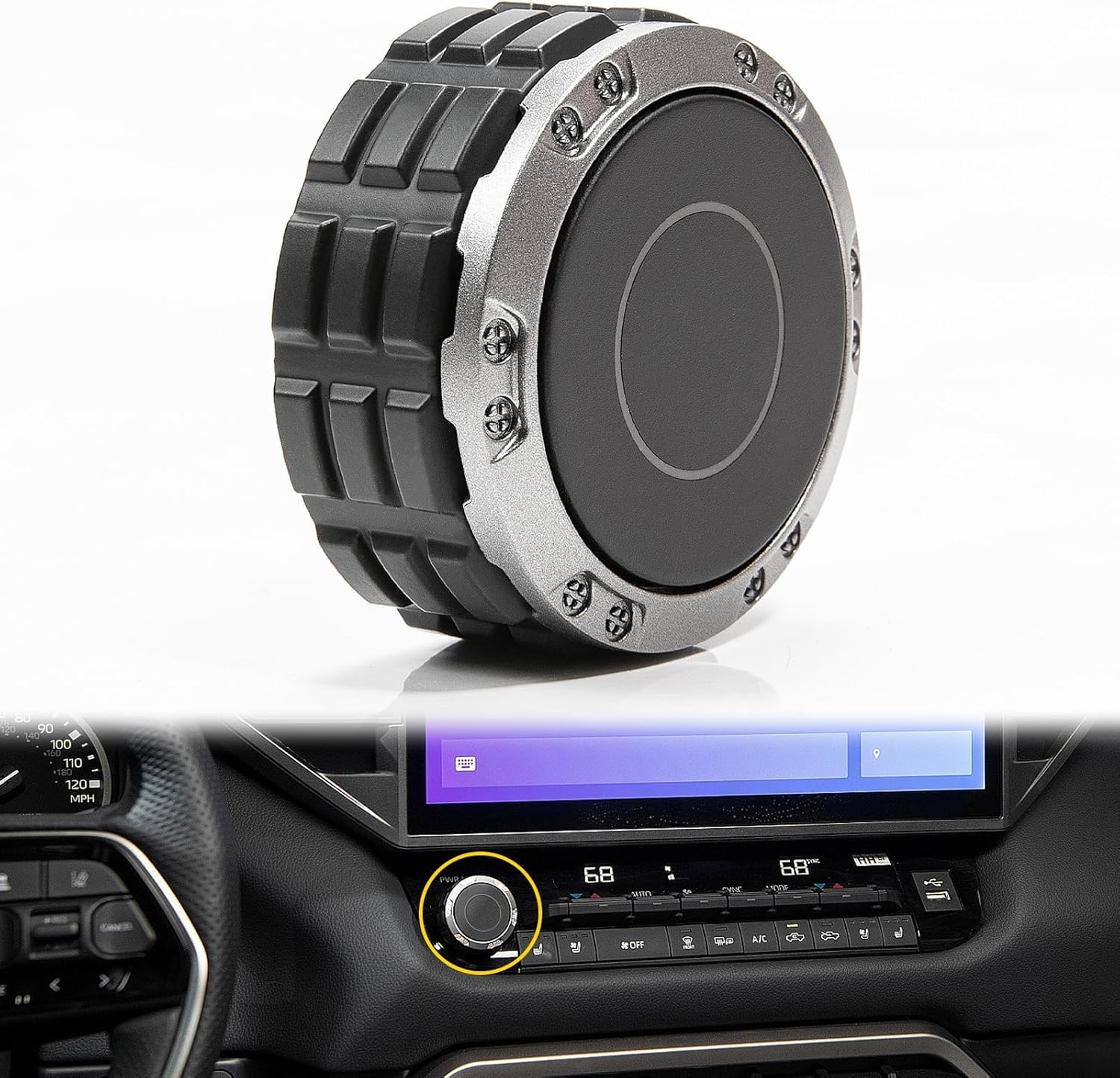 Photo 1 of Power Knob Display Volume Radio Control Replacement Fit for Toyota Tundra Compatible with Toyota Sequoia 2022-2025 Models with 14 Inch Display