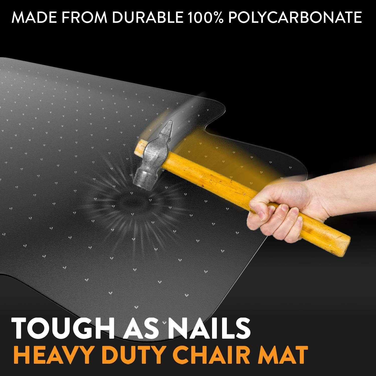 Office Chair Mat for Carpeted Floors - Heavy Duty- 48x36: Home & Kitchen