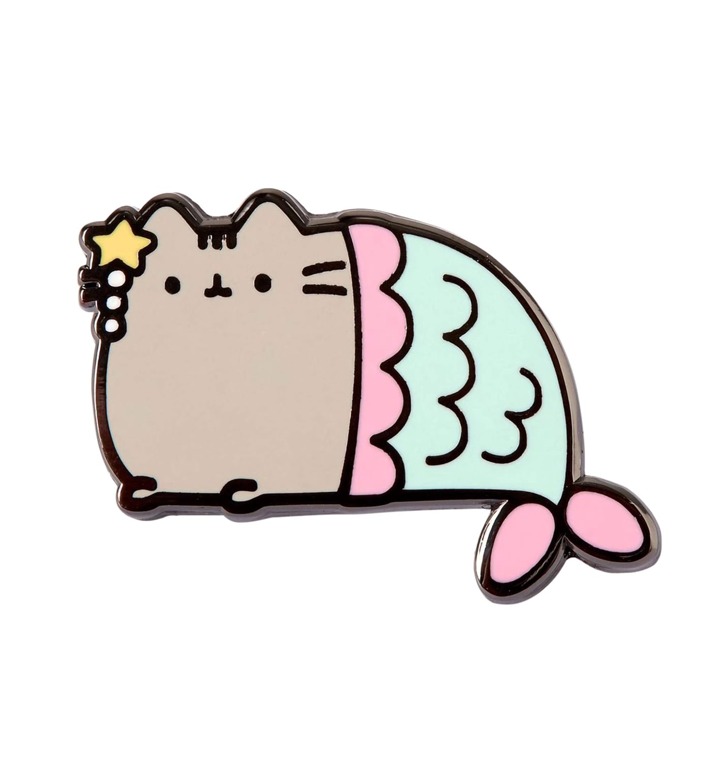 Pusheen Mermaid Enamel Pin From Punky Pins Amazon Co Uk Clothing
