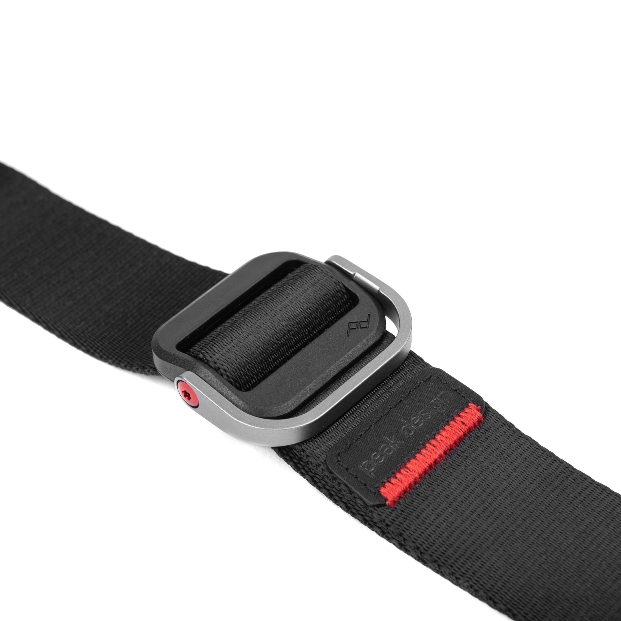 Peak Design Slide Lite Camera Strap, Black, Configurable as a Sling, Neck or Shoulder Strap, Quick Release and Connection, Smooth and Grippy Side, Camera Straps for Photographers, 200 lb Capacity