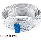 AZDelivery Cable de cinta flexible de Repuesto Flex Cable FFC 50 cm para Raspberry Pi Camara/Pantalla con E-Book incluido!