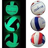 JIUERYUN Volleyball, Waterproof Indoor Outdoor Volleyball for Beach Game Gym Training (Official Size 5)