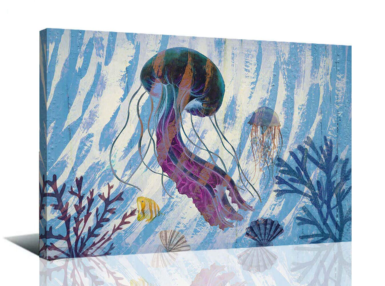 Best living room wall art coral