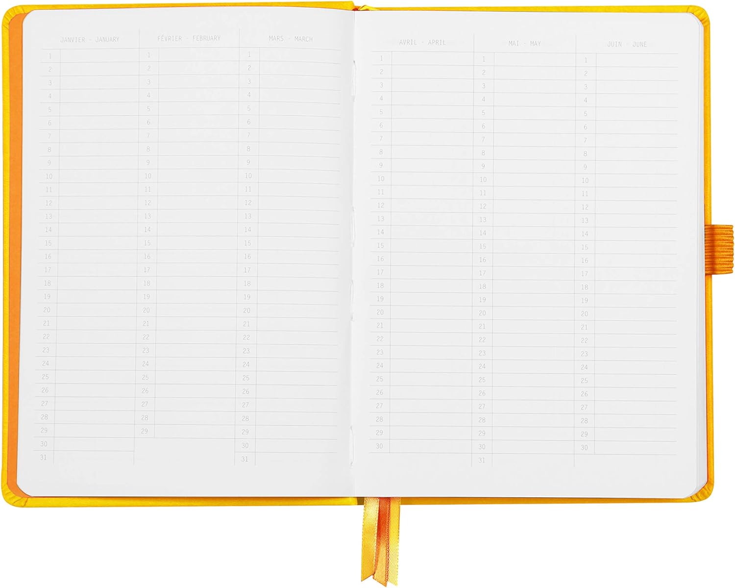Rhodia Hardcover Goal Book, A5, Dot - Daffodil Yellow - Image 5