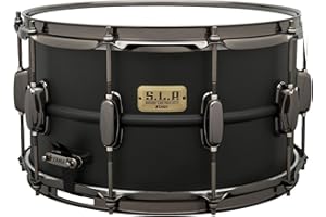Tama S.L.P. Big Black Steel Snare Drum - 8 Inches X 14 Inches Limited Edition