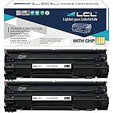 LCL Compatible Toner Cartridge for HP 85A CE285A (2-Pack, Black) for HP Laserjet Pro P1100 P1102 P1102w P1109w M1210 M1130 M1