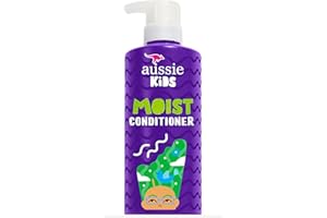 Aussie Kids Moist Sulfate Free Conditioner for Kids, 475 mL, Purple and Green