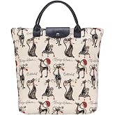 Signare Tapestry Foldable Tote Bag Reusable Shopping Bag Grocery Bag