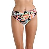 La Blanca Womens Shirred Band Hipster Swimsuit Bottom
