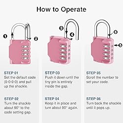 Puroma Combination Lock 4 Digit Waterproof Locker