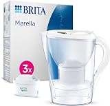 BRITA Marella Water Filter Jug White 2.4L Starter Pack 3 MAXTRA PRO view 1