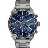 Diesel Spiked Chronograph Gunmetal Stainless Steel Men's Watch (Model: DZ4724)