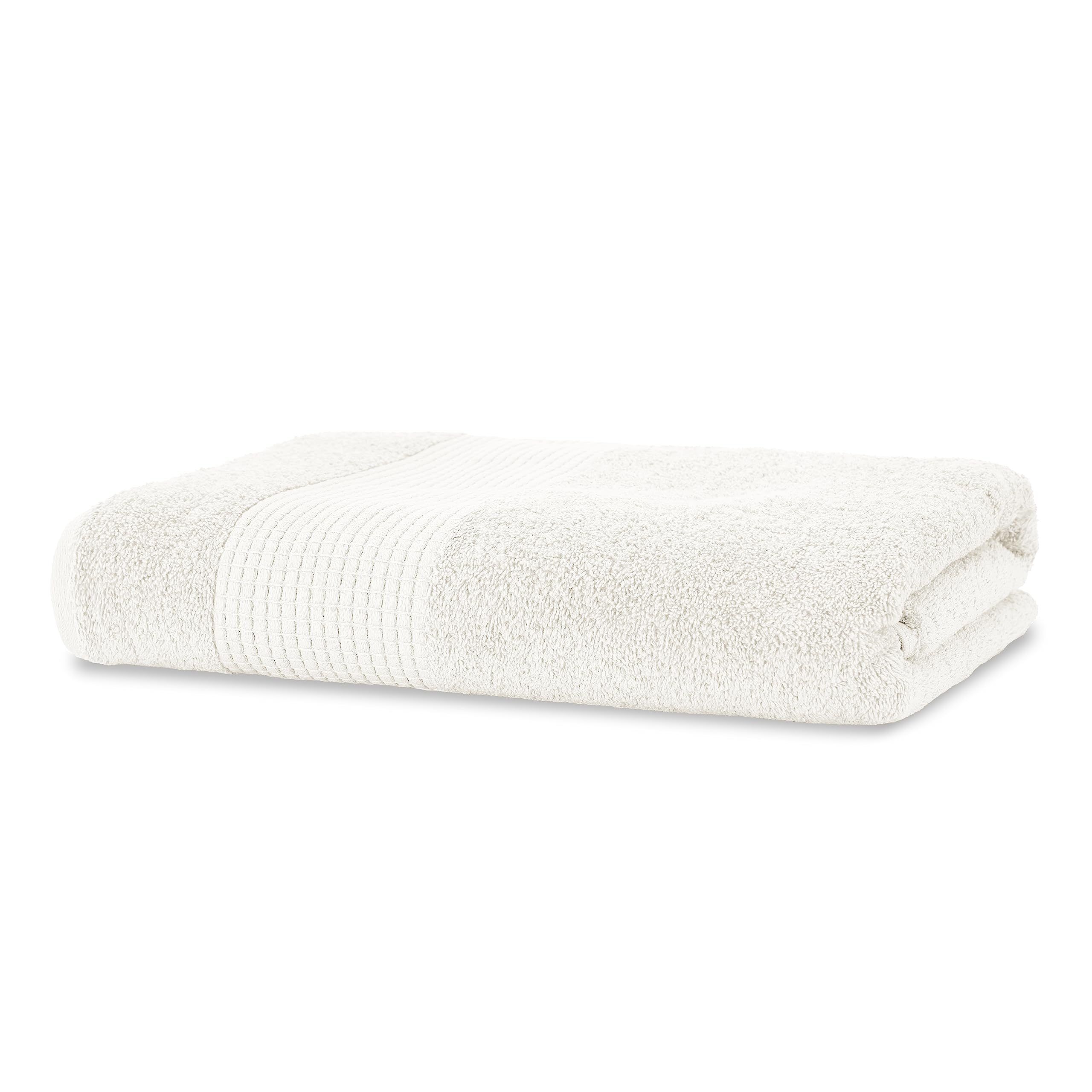 Merana Rome Sauna Towel for Men and Women 590 GSM Absorbent, Soft and Lint- Large Terry Sauna Towel in Luxury Quality Heavy Organic Cotton (Coconut Sauna Towel (80 x 200 cm)