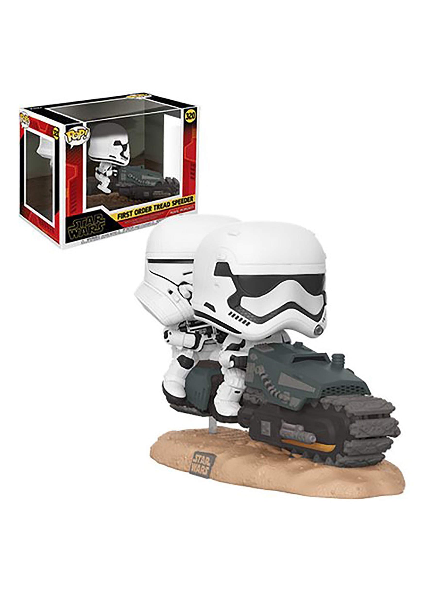 Funko Pop!. Movie Moment: Star Wars the Rise Of Skywalker - Burges Bike - First Order Tread Speeder Collectible Figure - Collectable Vinyl Figure - Gift Idea - Official Merchandise - Movies Fans
