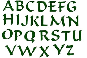 ILLUMINATED INK Self Adhesive Felt Letter Set (Green)