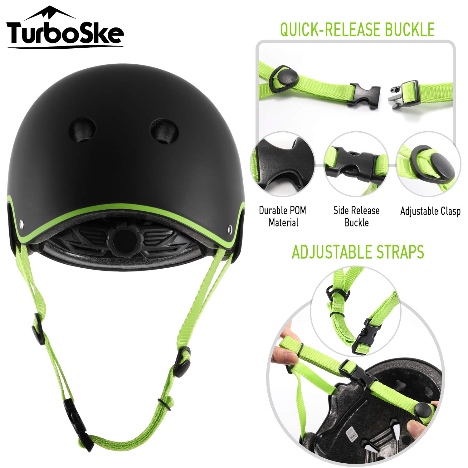 Skateboard Helmet, BMX Helmet, Multi-Sport Helmet, Bike Helmet for Kids, Youth, Men, Women