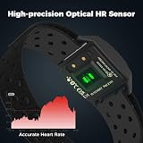 COOSPO Heart Rate Monitor Armband Bluetooth ANT+ IP67 2 Straps HW706 view 2