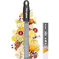 Microplane Premium Classic Series Zester 18/8, Black - Lemon Zester & Cheese Grater & Vegetable Grater - Citrus, Parmesan Che
