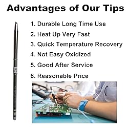 T15-BCF3 Bevel Single Flat 3.3mm Soldering Tip for