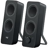 Logitech Z207 2.0 Multi Device Stereo Speaker (Black) (Renewed)