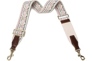 G-FAVOR Purse Strap, Shoulder Strap Replacement, Jacquard Embroidery Crossbody Bag Strap Guitar Straps for Handbag