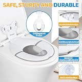 Orzbow Foldable Toddler Toilet Seat Portable Potty Training Seat White view 5