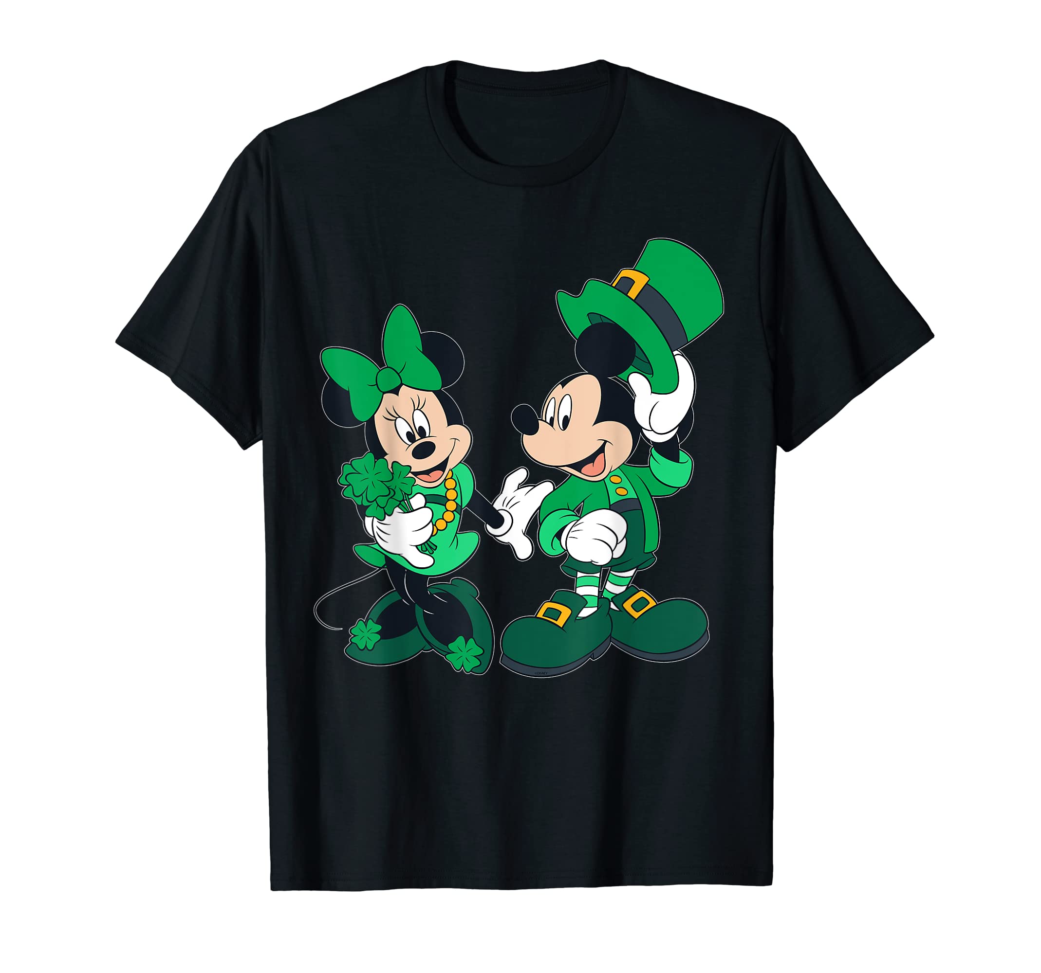 Disney Green Leprechaun Mickey & Minnie St. Patrick's Day T-Shirt