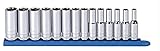 GEARWRENCH 14 Piece 3/8" Drive 6 Pt. Deep Socket