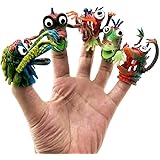 plastic monster finger puppets