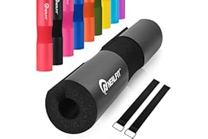 NEALFIT Barbell Pad for Squats & Hip Thrusts - Squat Bar Pad - Great for Weightlifting, Home Gym, Fitness Training - Fit Stan