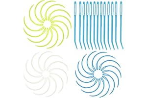 HILSAYUM 80PCS Plastic Yarn Needles Large Eye Blunt Tapestry Needles Crochet Projects Needles Bulk Safety Blunt Needles for Yarn (80)